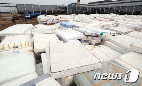 라돈 검출 침대. 2019.6.17/뉴스1 © News1 장수영 기자