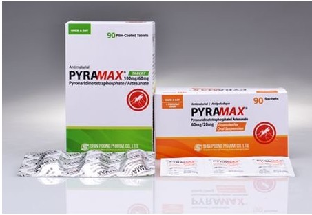신풍제약이 개발한 말라리아 치료제 피라맥스는 대한민국 신약 16호로, 현재 약물재창출 방식을 통해 코로나19 치료제로 개발 중이다(사진=신풍제약)